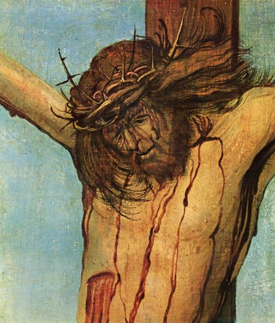 Christ on the Cross with Mary and St John by Albrecht Altdorfer